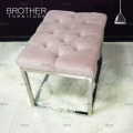 Modern design ottoman living room fabric leather bench dressing room bench